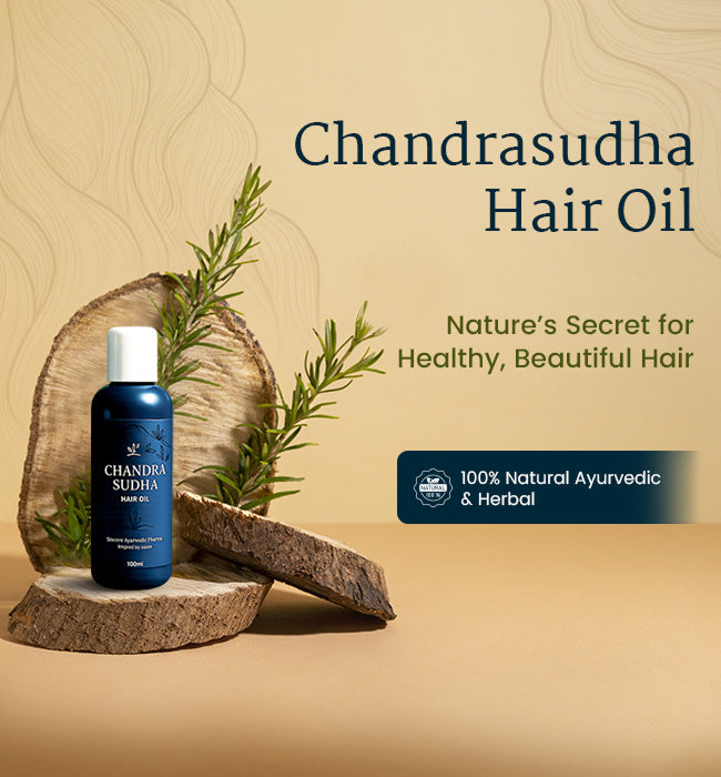 Chandrasudha Hair Oil for Men, Women and Children| Herbal hair oil| Ayurvedic/Promote Hair Growth and Strengthens Hair/Control Hair Fall and Dandruff (200 ML)